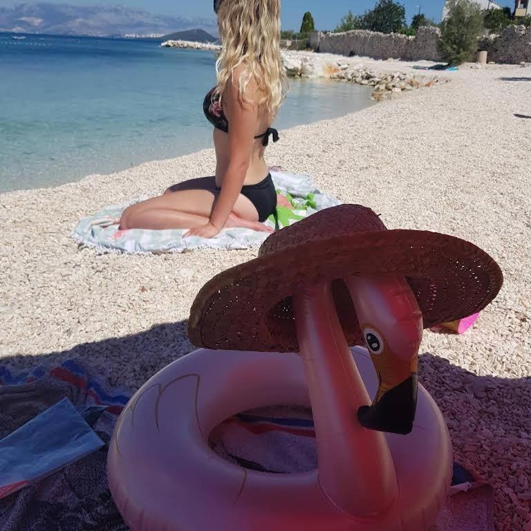 Ferienwohnung In Arbanija Mit Meerblick, Balkon, Klimaanlage, W-Lan 5137-1 Trogir Luaran gambar